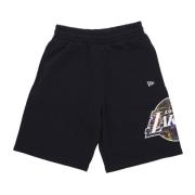 Lakers Logo Tracksuit Shorts Sort/Lilla