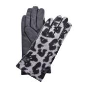 Leopard Print Handsker - Fleece Foret