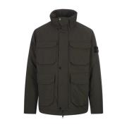 Grøn Field Jacket Micro Twill Polyester