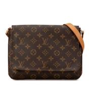 Pre-owned Canvas louis-vuitton-tasker