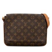 Pre-owned Canvas louis-vuitton-tasker