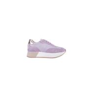 Lilla Sport Sneakers Ruskind Mesh