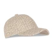 Monogram Raffia Cap