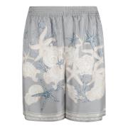 Ferie Silke Twill Print Shorts