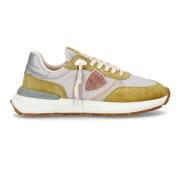 Vintage Style Sneakers Antibes Mustard Gray