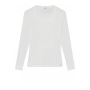 Camille Langærmet T-shirt Off White