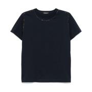 Blå Jersey Crew Neck T-shirt