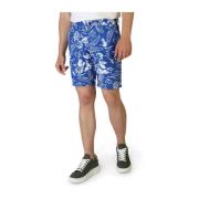 Blomstret Herre Bomuldsshorts