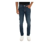 Zip Stretch Denim Jeans