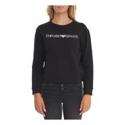 Rundhals Sweatshirt med Front Print