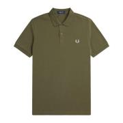 Slim Fit Plain Polo Uniform Green