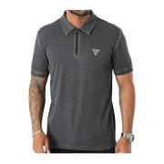 Zipper Polo Shirt - GRIS