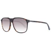 Brun Aviator Solbriller Gradient Linse