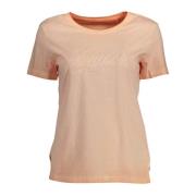 Stilfuld Pink Broderet Logo T-Shirt