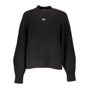 Sort Langærmet Højhalset Sweater