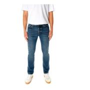 Slim Straight Denim Jeans