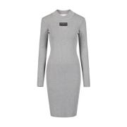 Elegant Stretch Viscose Dress