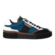 Multicolor MIAMI Læder Low Top Sneakers Sko