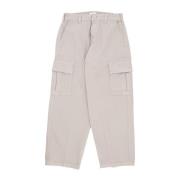 Cargo Denim Pant Silver Grey