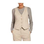 Stribet jersey gilet Ellen