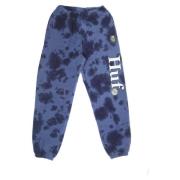 Blomstret Fleece Sweatpants Navy Blå