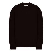 Behagelig Crewneck Sweater i Navy Cashmere