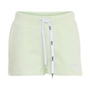 Kvinders Mint Sweatshorts med Elastisk Talje