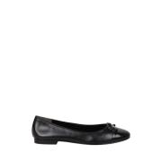 Sløjfe Ballet Flats med Cap Toe