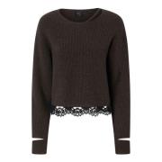 Brun Sweater Damigiana Grandi Ribber