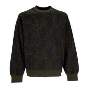 Paisley Print Sweater Blød Pasform