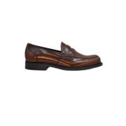 Brun læder Penny Loafers