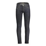 Blå Denim Herre Jeans Slim Tapered