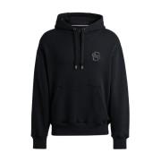 Oversized French Terry Hoodie med Double B Monogram