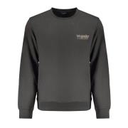 Sort Crew Neck Sweatshirt Langærmet