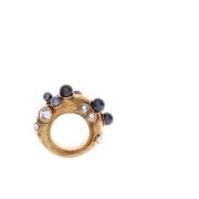 Perle Rhinestone Metalring