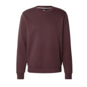 Bordeaux Rundhals Sweatshirt