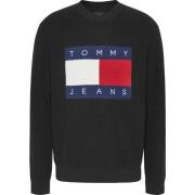 Flag Emblem Crewneck Sweater Sort