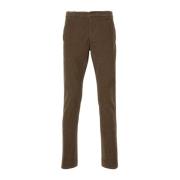 Corduroy Brun Bukser Slim Fit