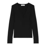 V-hals sweater slim