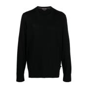 Black Core Merino Crew