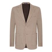 Herringbone Jersey Blazer Style Cernobbio