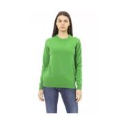 Smaragdgrn Elegance Uld Kashmir Sweater