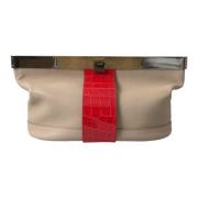 Eksotisk Lder Bicolor Clutch