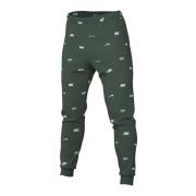 Street Style Børstet Allover Print Joggers