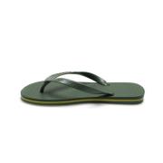 Grøn Klassisk Brasilien II Dame Flip Flops