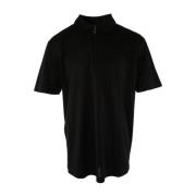 Sort Polo Shirt med Logo