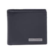 Wallet in black palmellato leather