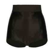 Satin Finish Scallop Edge Shorts