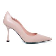 Nude Bølget Vrist Pumps