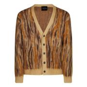 Dyr Jacquard Strik Cardigan